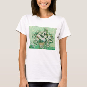Vincent Van Gogh, Vase of Roses, Roses In The Vase T-Shirt