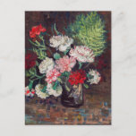 Vincent van Gogh Vase with Carnations Postcard<br><div class="desc">Vincent van Gogh Vase with Carnations Painting Postcard</div>