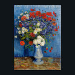 Vincent van Gogh - Vase with Cornflowers & Poppies Acrylic Print<br><div class="desc">Vase with Cornflowers and Poppies - Vincent van Gogh,  Oil on Canvas,  1887,  Paris</div>