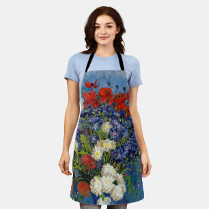 Vincent van Gogh - Vase with Cornflowers & Poppies Apron