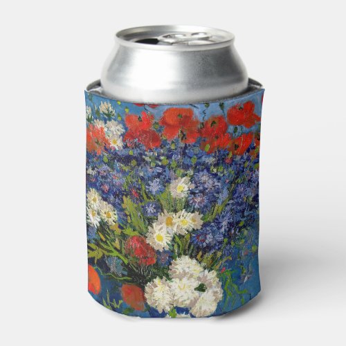 Vincent van Gogh _ Vase with Cornflowers  Poppies Can Cooler