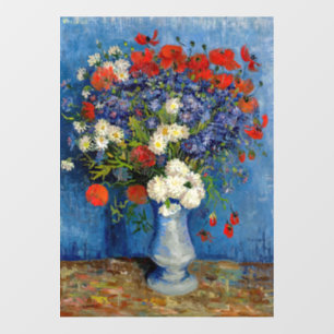 Vincent van Gogh - Vase with Cornflowers & Poppies Floor Decals