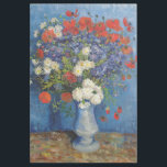 Vincent van Gogh - Vase with Cornflowers & Poppies Gallery Wrap<br><div class="desc">Vase with Cornflowers and Poppies - Vincent van Gogh,  Oil on Canvas,  1887,  Paris</div>