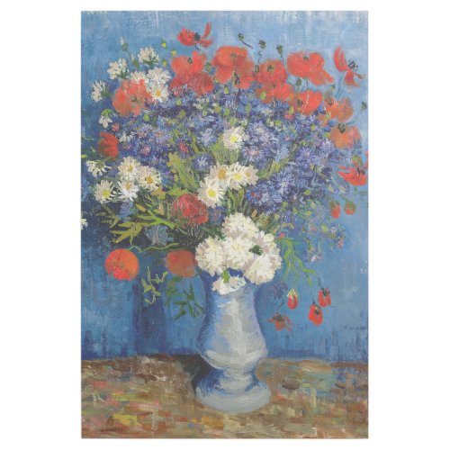 Vincent van Gogh _ Vase with Cornflowers  Poppies Gallery Wrap