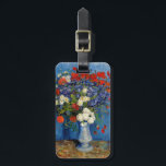 Vincent van Gogh - Vase with Cornflowers & Poppies Luggage Tag<br><div class="desc">Vase with Cornflowers and Poppies - Vincent van Gogh,  Oil on Canvas,  1887,  Paris</div>