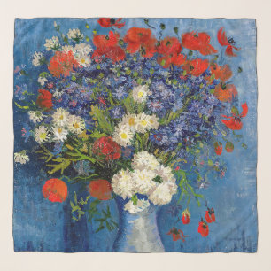 Vincent van Gogh - Vase with Cornflowers & Poppies Scarf