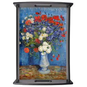 Vincent van Gogh - Vase with Cornflowers & Poppies Serving Tray