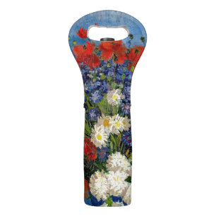 Vincent van Gogh - Vase with Cornflowers & Poppies Wine Bag