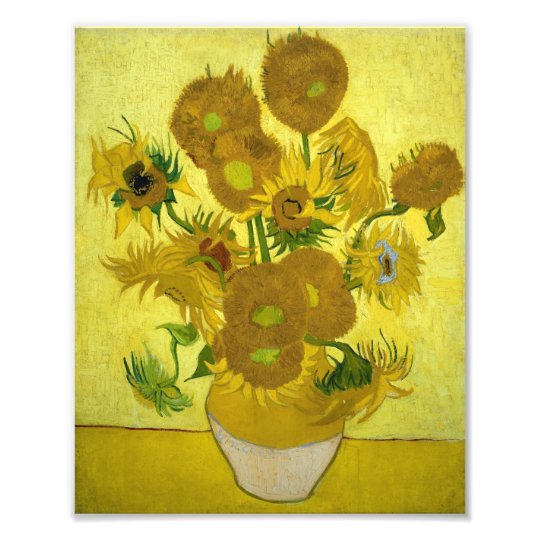 Vincent Van Gogh Vase With Fifteen Sunflowers 1888 Photo Print