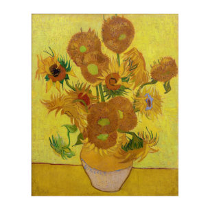 Vincent van Gogh - Vase with Fifteen Sunflowers Acrylic Print