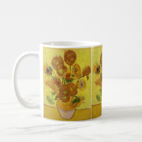 Vincent van Gogh _ Vase with Fifteen Sunflowers Coffee Mug