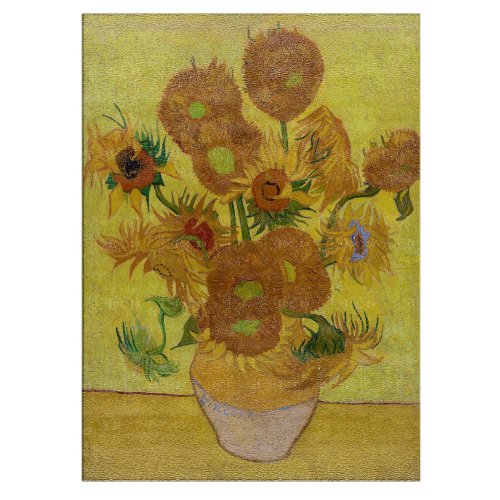 Vincent van Gogh _ Vase with Fifteen Sunflowers Cutting Board