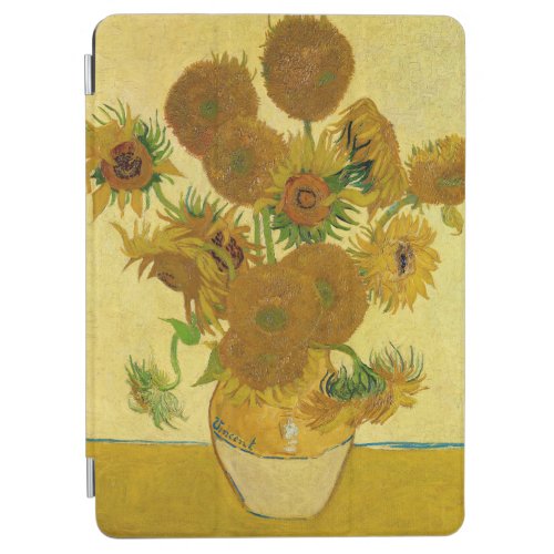 Vincent van Gogh _ Vase with Fifteen Sunflowers iPad Air Cover