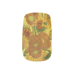 Vincent van Gogh - Vase with Fifteen Sunflowers Minx Nail Art
