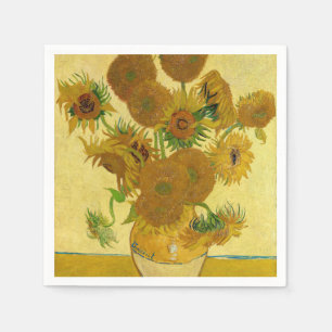 Vincent van Gogh - Vase with Fifteen Sunflowers Napkins
