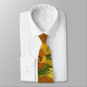 Vincent van Gogh - Vase with Fifteen Sunflowers Neck Tie