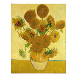 Vincent van Gogh - Vase with Fifteen Sunflowers Photo Print