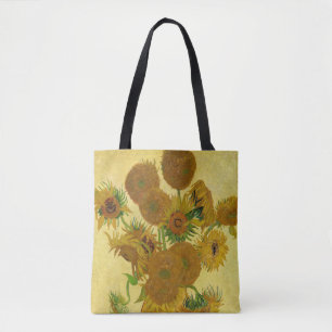 Vincent van Gogh - Vase with Fifteen Sunflowers Tote Bag
