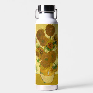 Vincent van Gogh - Vase with Fifteen Sunflowers Water Bottle
