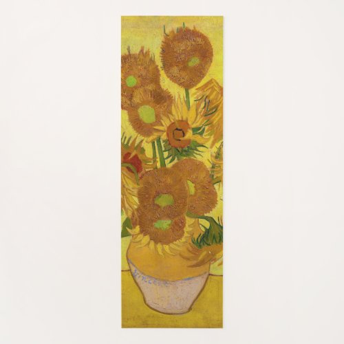 Vincent van Gogh _ Vase with Fifteen Sunflowers Yoga Mat