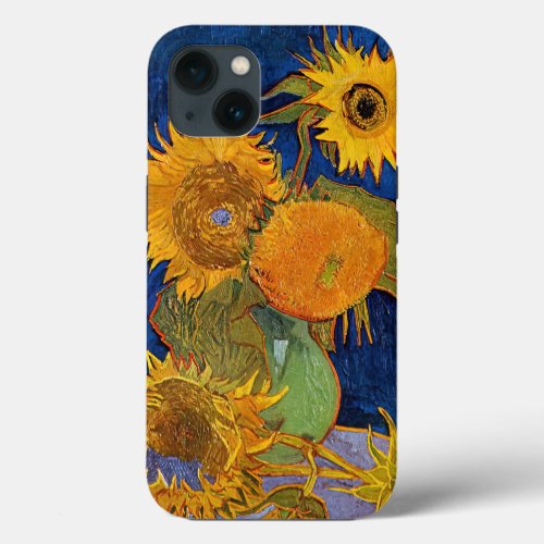 Vincent van Gogh _ Vase with Five Sunflowers iPhone 13 Case