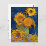 Vincent van Gogh - Vase with Five Sunflowers Postcard