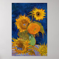 Vincent van Gogh - Vase with Five Sunflowers