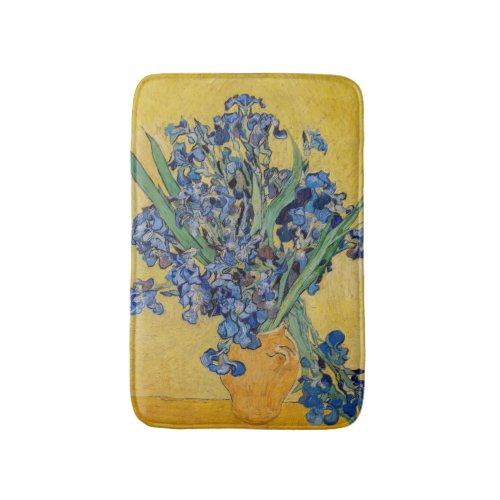 Vincent van Gogh _ Vase with Irises Bath Mat