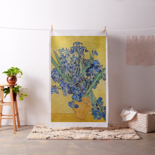 Vincent van Gogh _ Vase with Irises Fabric