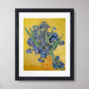 Vincent van Gogh - Vase with Irises Framed Art