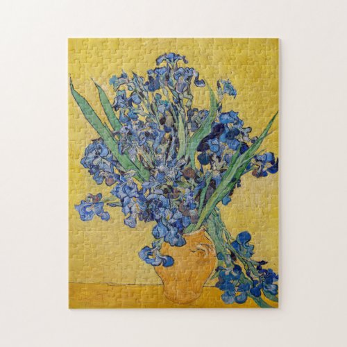 Vincent van Gogh _ Vase with Irises Jigsaw Puzzle