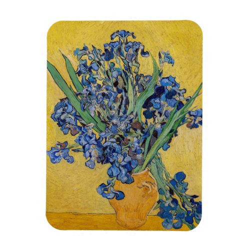 Vincent van Gogh _ Vase with Irises Magnet