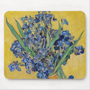 Vincent van Gogh - Vase with Irises Mouse Pad