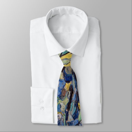 Vincent van Gogh _ Vase with Irises Neck Tie
