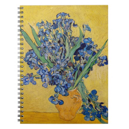 Vincent van Gogh _ Vase with Irises Notebook