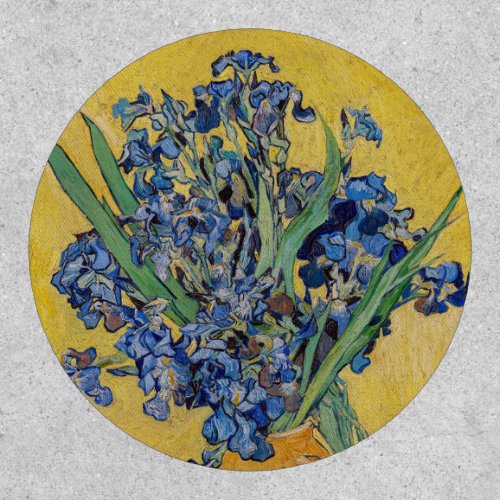 Vincent van Gogh _ Vase with Irises Patch
