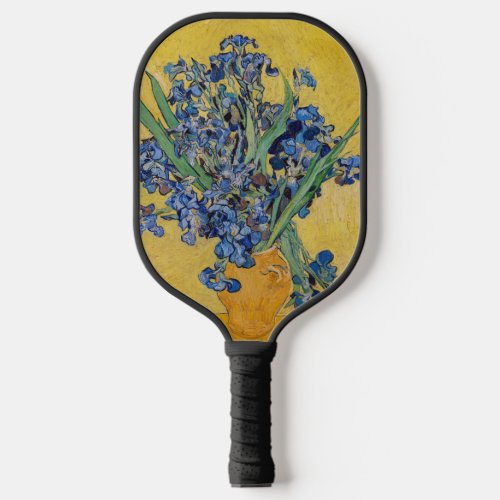 Vincent van Gogh _ Vase with Irises Pickleball Paddle