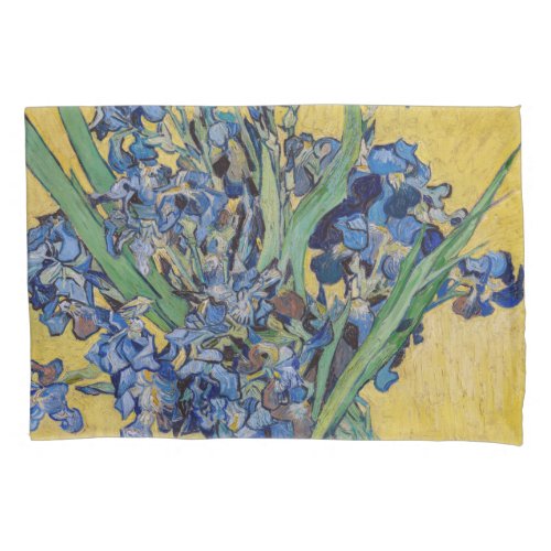 Vincent van Gogh _ Vase with Irises Pillow Case