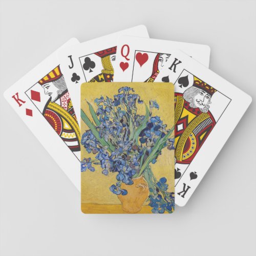 Vincent van Gogh _ Vase with Irises Poker Cards