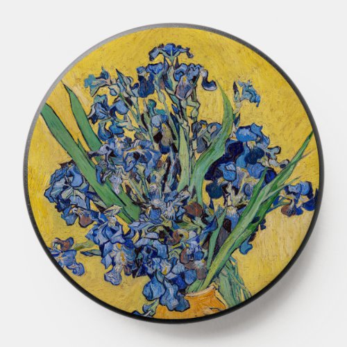 Vincent van Gogh _ Vase with Irises PopSocket