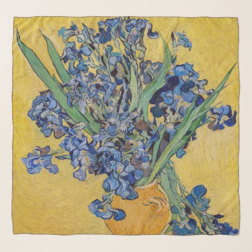 Vincent van Gogh _ Vase with Irises Scarf