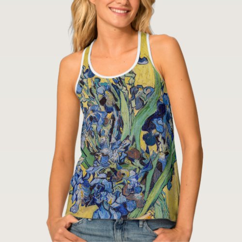 Vincent van Gogh _ Vase with Irises Tank Top