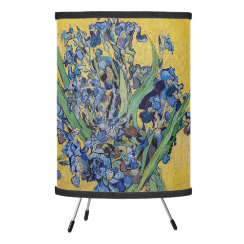 Vincent van Gogh _ Vase with Irises Tripod Lamp