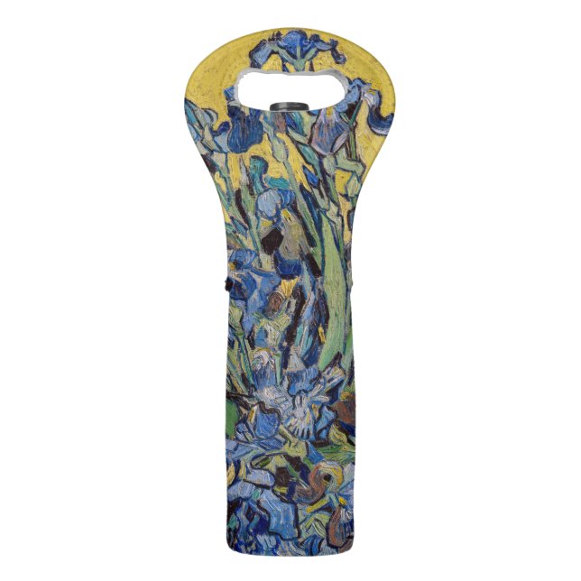 Vincent van Gogh - Vase with Irises Wine Bag (Front)