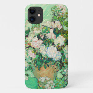 Vincent Van Gogh Vase with Pink Roses Fine Art iPhone 11 Case
