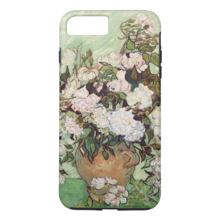Vincent Van Gogh Vase With Pink Roses Floral Art Iphone 8 Plus/7 Plus 