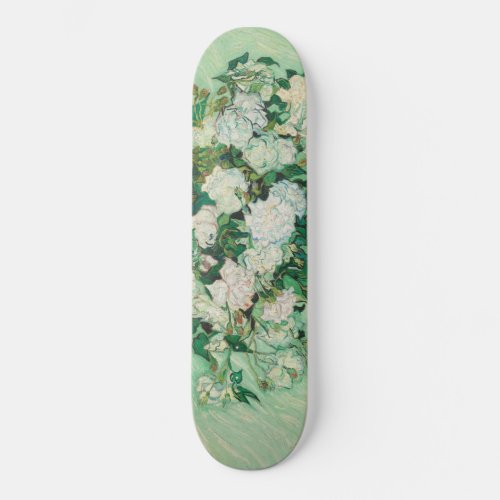 Vincent van Gogh Vase with Pink Roses GalleryHD Skateboard