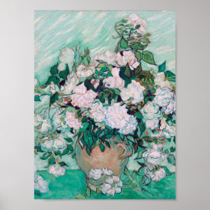Vincent Van Gogh - Vase with Roses, 1890 Poster