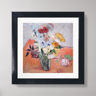 Vincent van Gogh - Vase with Roses & Anemones Framed Art