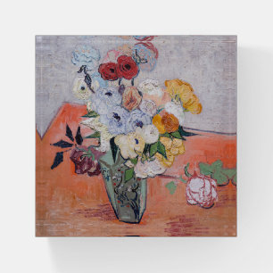 Vincent van Gogh - Vase with Roses & Anemones Paperweight